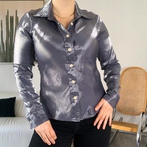 Vintage 1990s Metallic Blouse